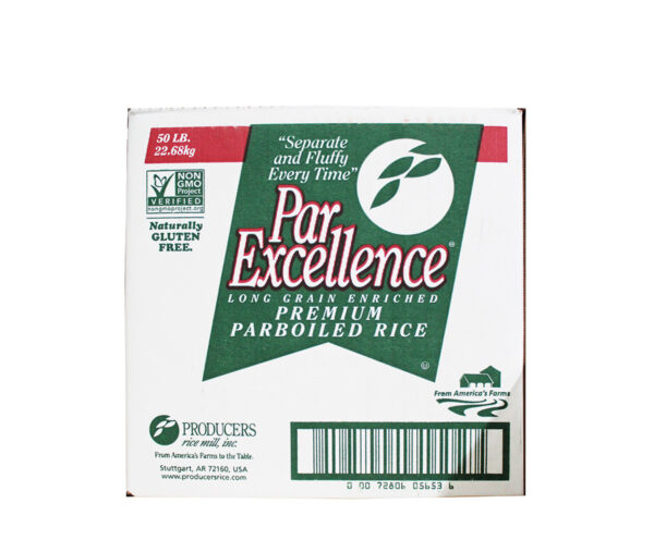 (Cube) Par Excellence Parboiled Rice 50lbs