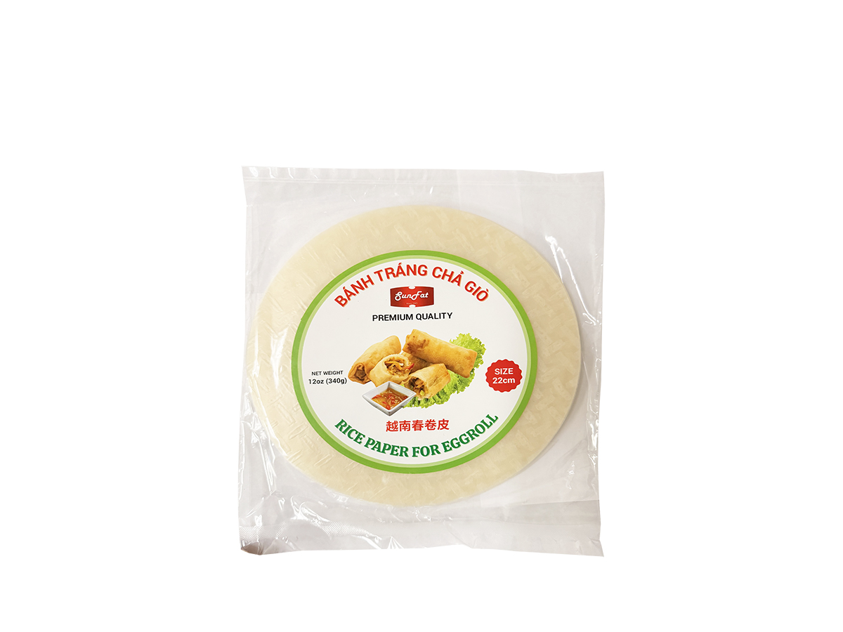 10626 - SF (EGG ROLL) RICE PAPER 22cmx44x12oz (8938560183364)