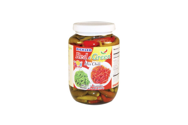 Lc Pickled Whole Red & Green Chili