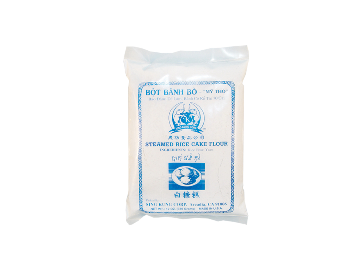 20030 - 2V STEAM RICE CAKE FLOUR (BANH BO) 45x12oz