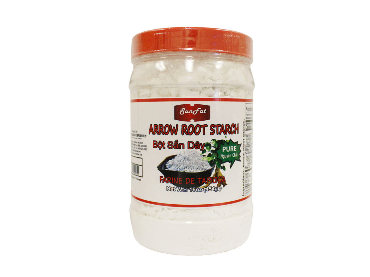 thumbnail interactive-video image 1 of Lucky Arrowroot Starch – Non-GMO 16oz (454g) Thickening Agent, Kuzu Kudzu Flour 1 of 3