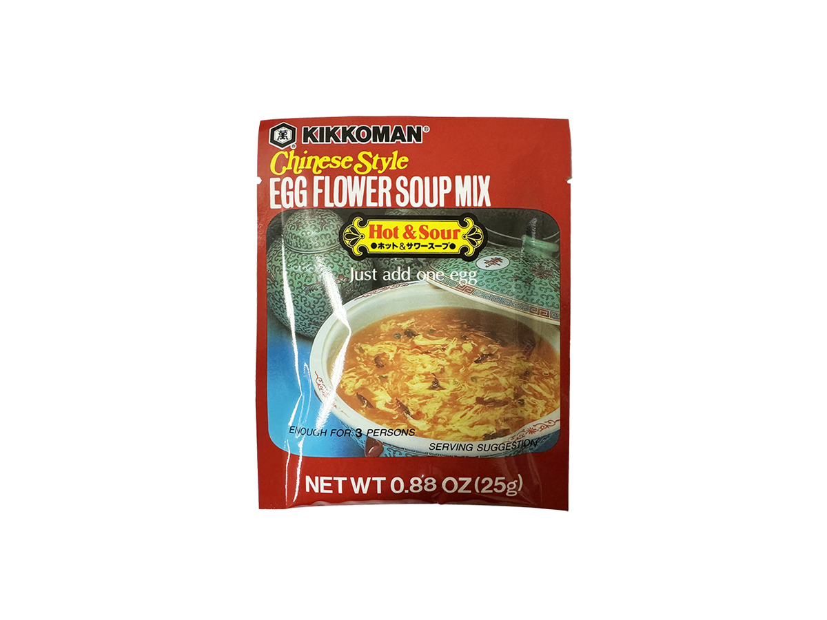 22010 - KIKKOMAN EGG FLOWER HOT & SOUR 12x0