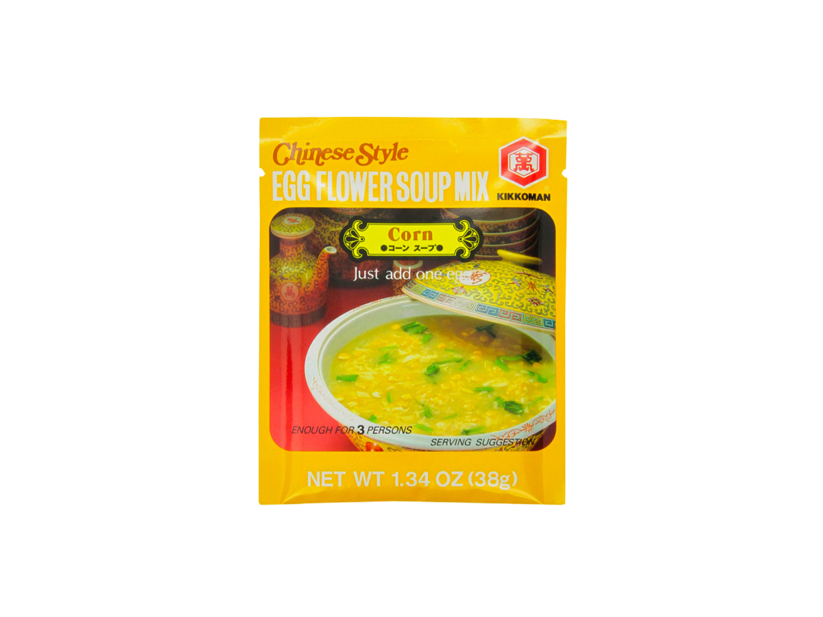 22011 - KIKKOMAN EGG FLOWER MIX CORN SOUP 12x0
