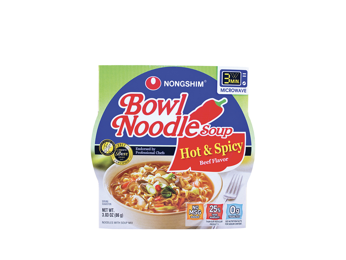 30700 - NONGSHIM BOWL HOT & SPICY NOODLE 12x3