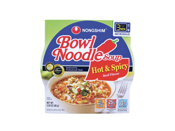 NS BOWL HOT & SPICY NOODLE