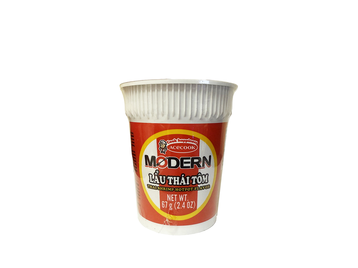 30840 - ACECOOK THAI SHRIMP HOTPOT (CUP) (MI LY LAU THAI) 12x67g (8934563609146)