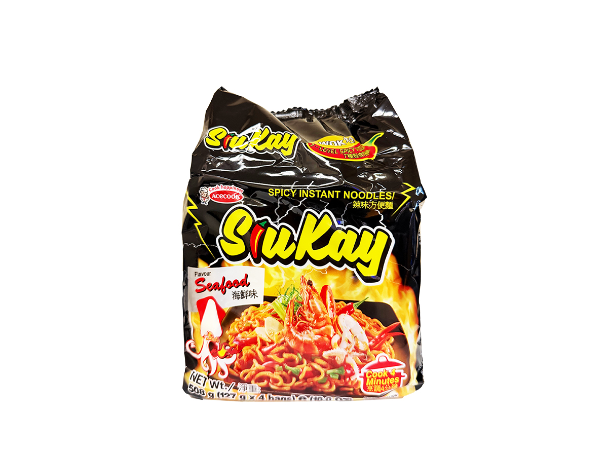 30845 - ACECOOK SIUKAY SEAFOOD FLAVOR INSTANT NOODLE (MI HAI SAN) 6x4x127g (8934563193041)