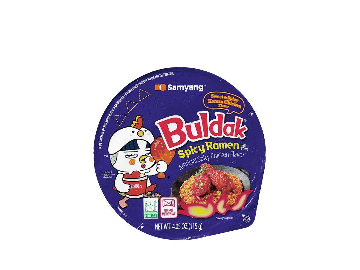 33659 - SY (BIG BOWL) SWEET & SPICY KOREAN CHICKEN BULDAK RAMEN 6x4