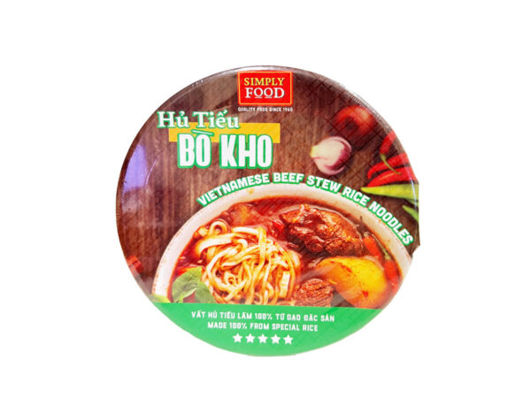 SIMPLY FOOD BEEF STEW RICE NOODLE (HU TIEU BO KHO)