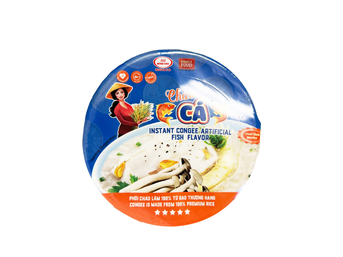 33745 - SIMPLY FOOD INSTANT FISH CONGEE (CHAO CA) 9x52g (8934566000070)