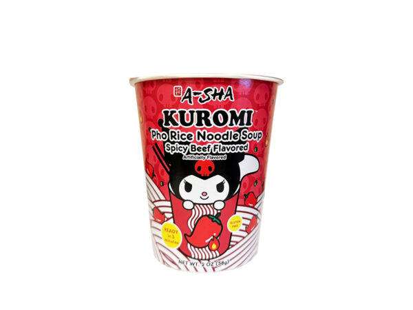 ASHA KUROMI (CUP) SPICY BEEF PHO RICE NOODLE