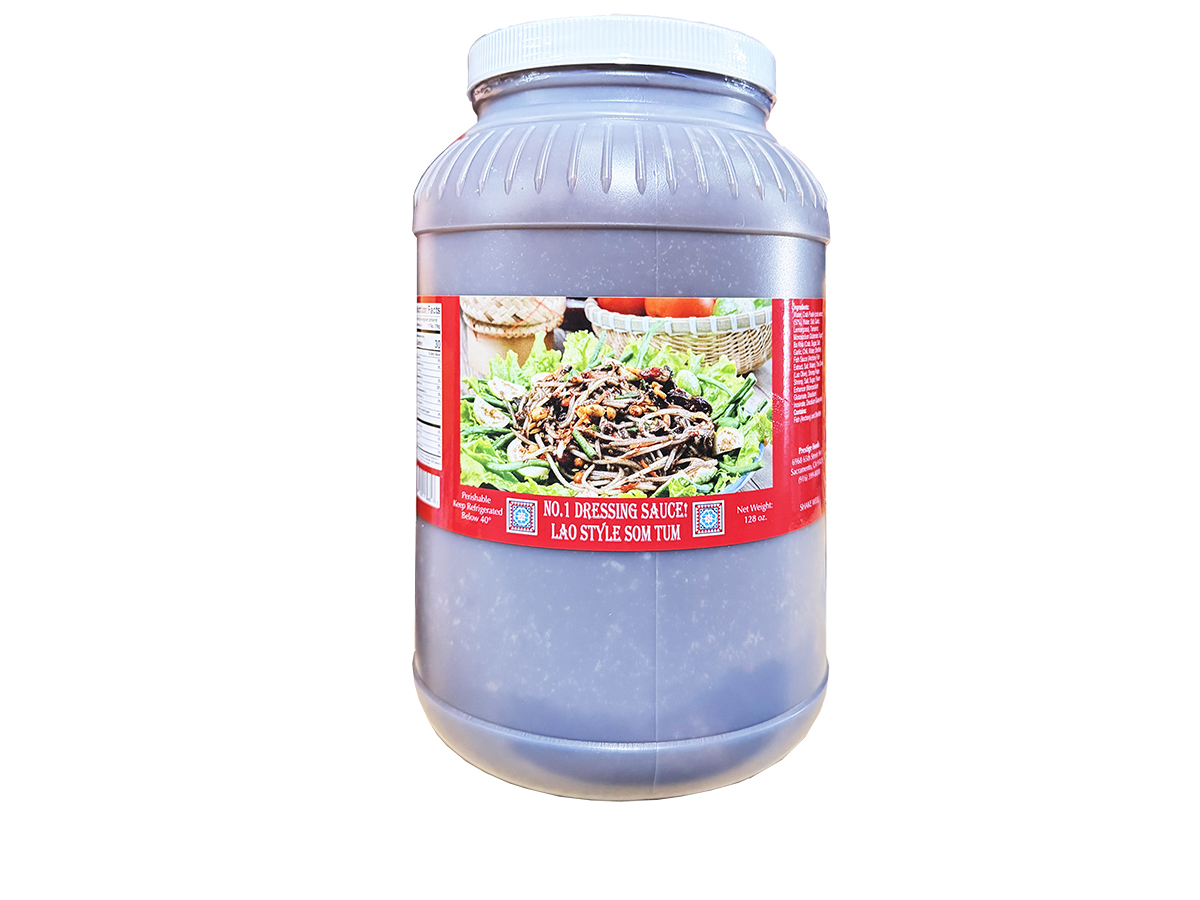 43201 - VINAI (FAMILY SIZE) LAO PAPAYA SALAD SAUCE 4x128oz (910005696897)