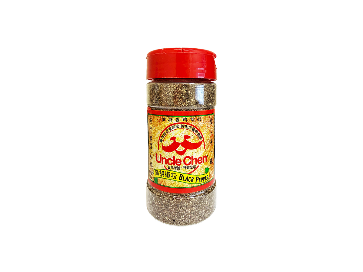 51500 - UNCLE CHEN BLACK PEPPER (POWDER) 24x5oz (717385306046)
