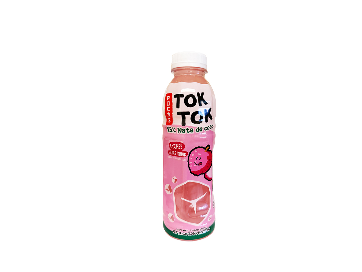 61020 - POCAS TOK TOK LYCHEE JUICE NATA DE COCO [S] 12x16