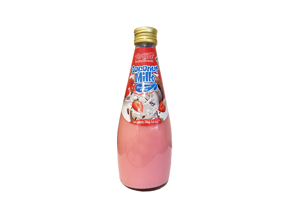 61052 - FORTUNE (STRAWBERRY) COCONUT MILK DRINK 24x290ml (FYN003) (8935330243099)