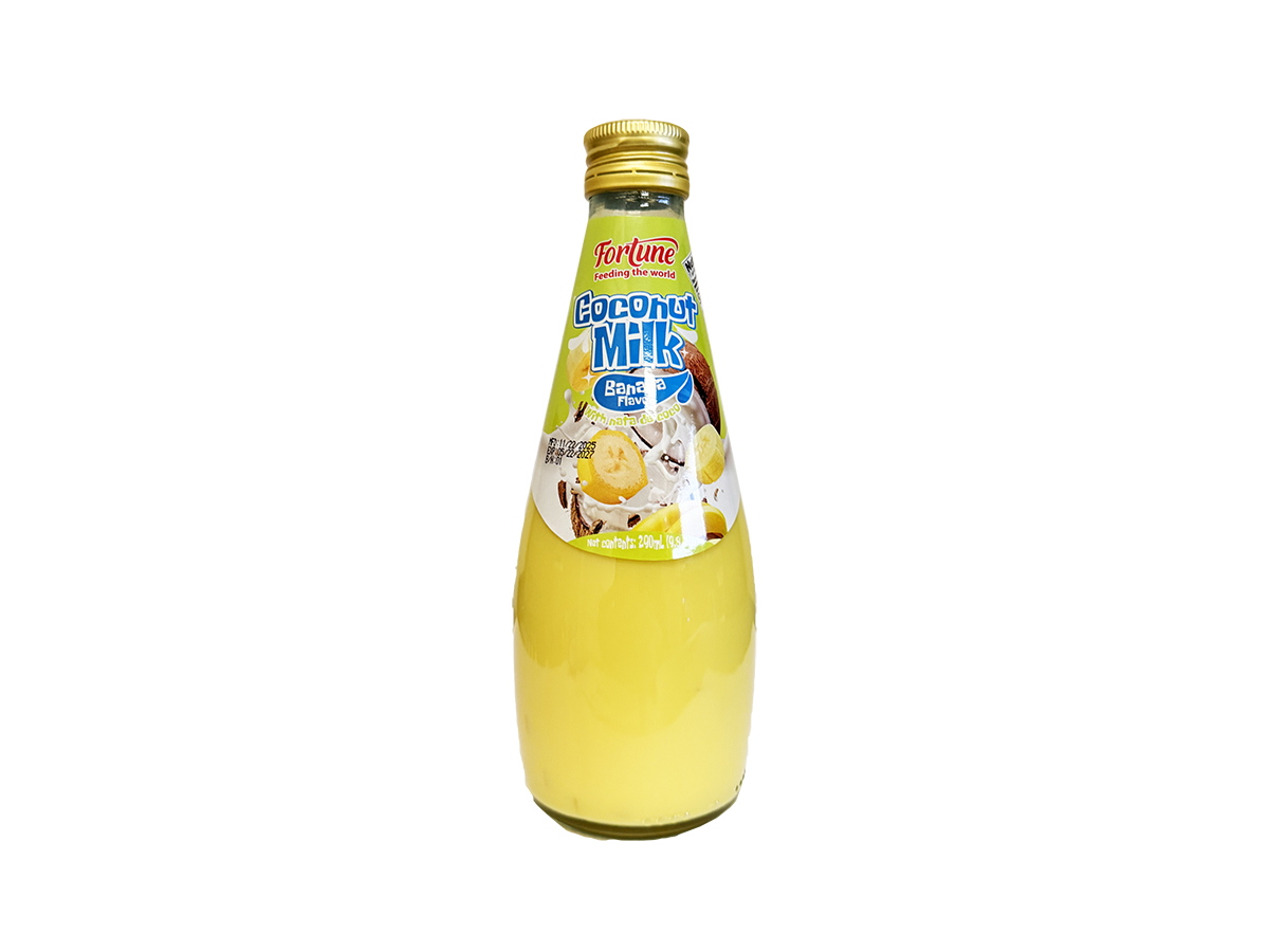 61055 - FORTUNE (BANANA) COCONUT MILK DRINK 24x290ml (FYN006) (8935330243129)