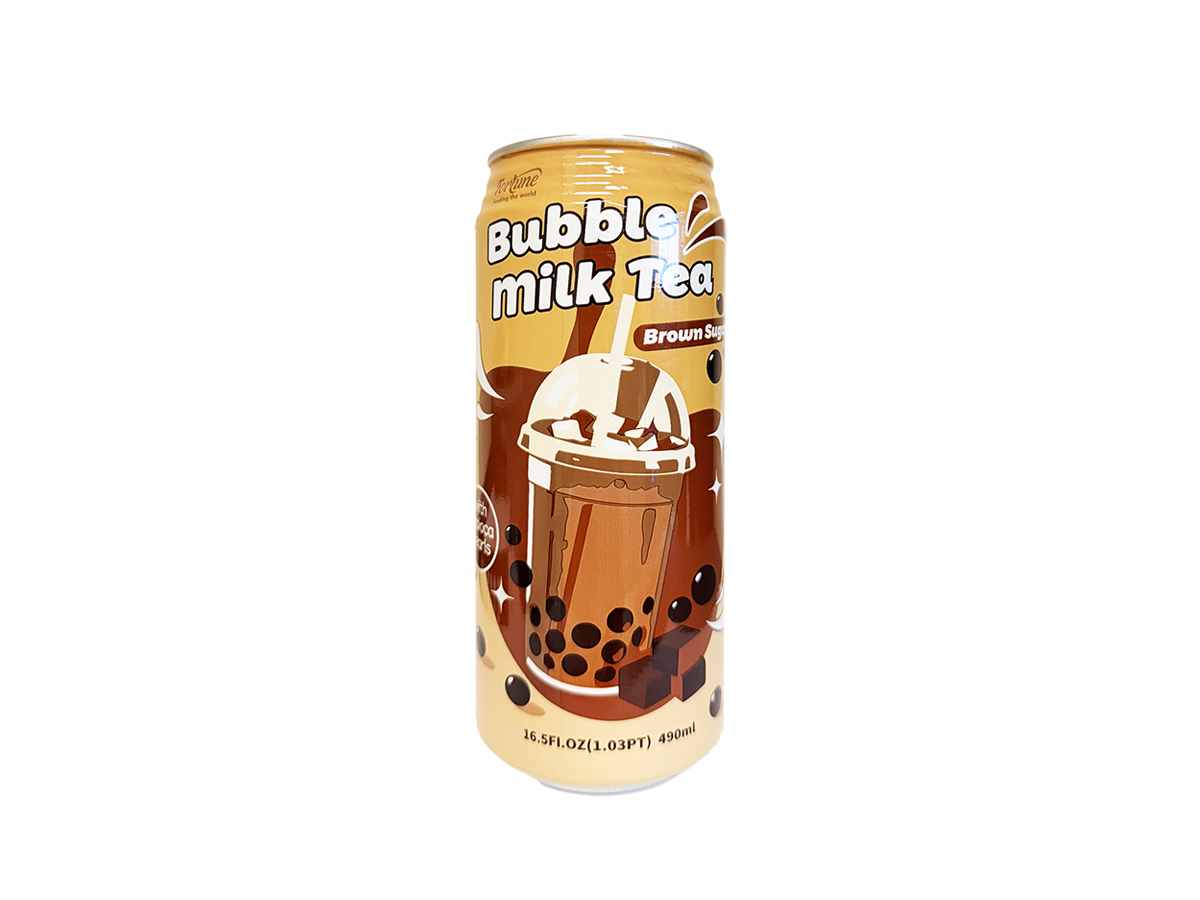 61071 - FORTUNE (BROWN SUGAR) BUBBLE MILK TEA 24x490ml (FDX002) (6978186301980)