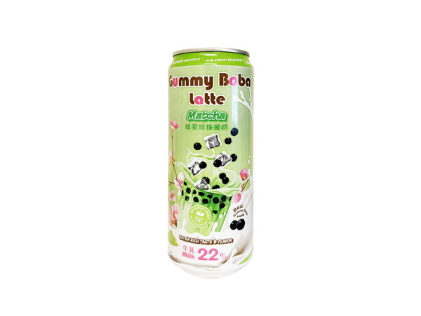 GUMMY BOBA MATCHA MILK TEA