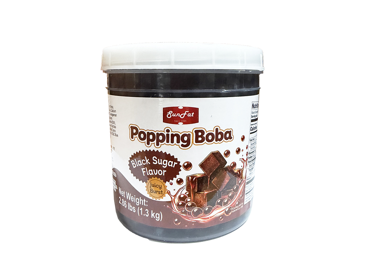 66874 - SF POPPING BOBA (BLACK SUGAR) 12x45