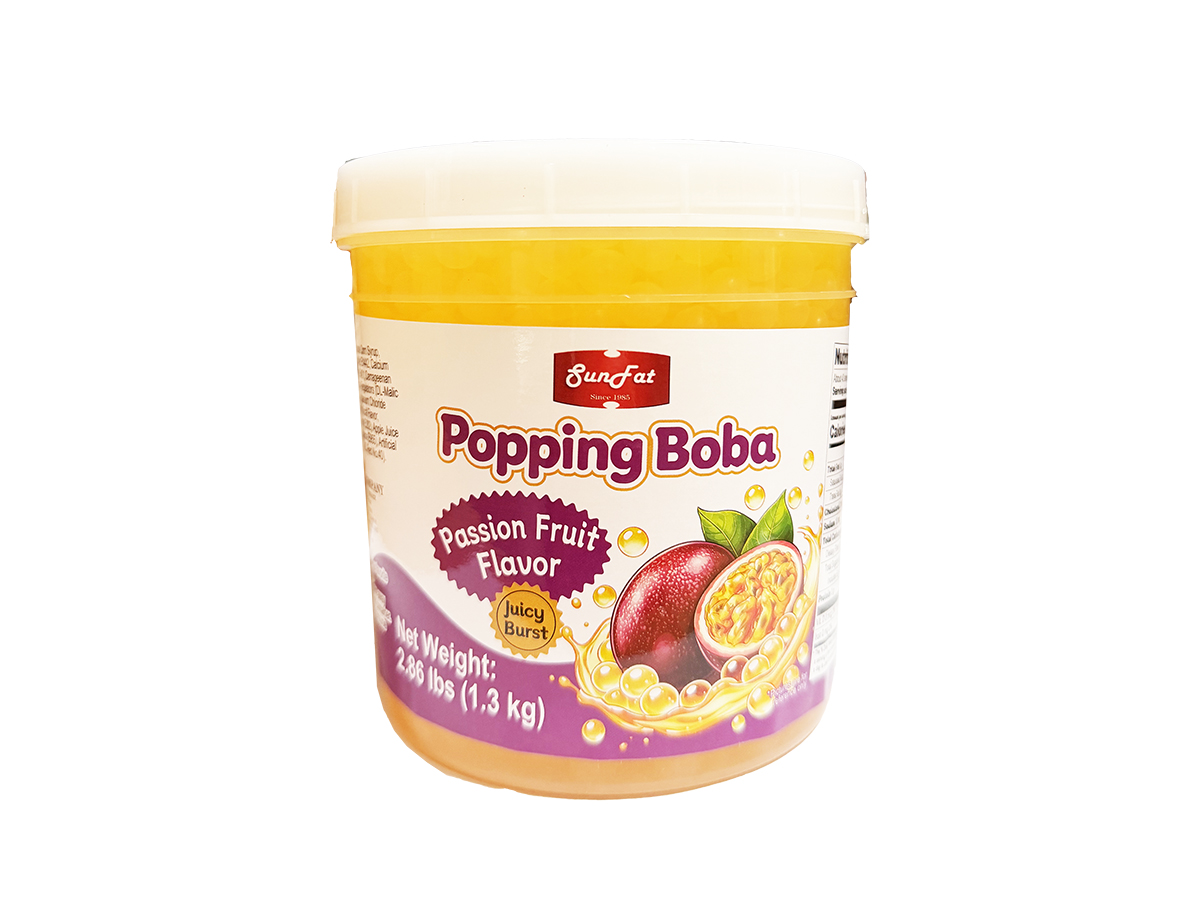 66875 - SF POPPING BOBA (PASSION FRUIT) 12x45