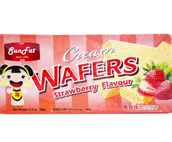 Sf Cream Wafers (Strawberry)