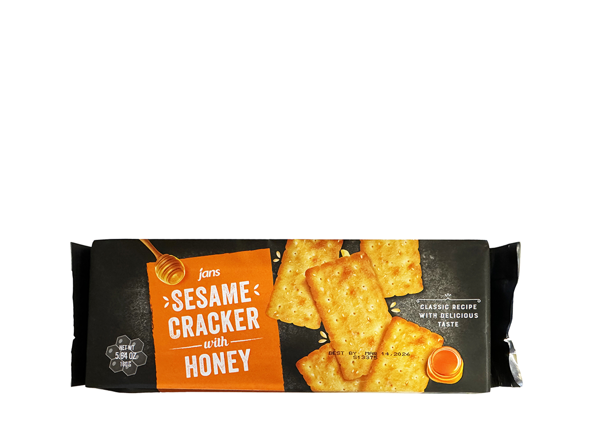 70931 - JANS HONEY SESAME CRACKER 24x5