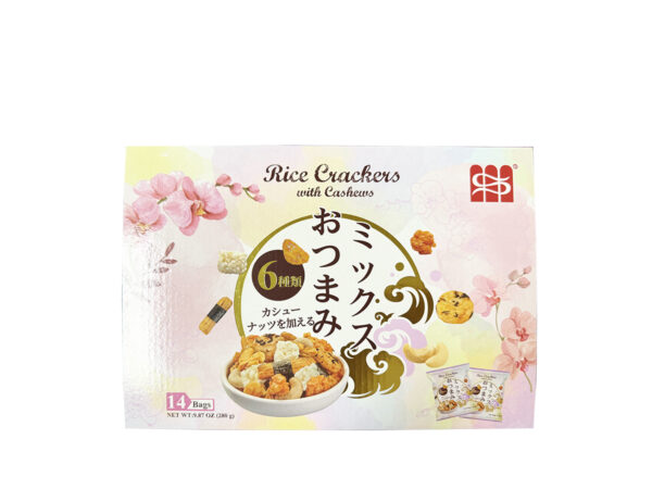 SUNNY MAID RICE CRACKERS WITH CASHEWS