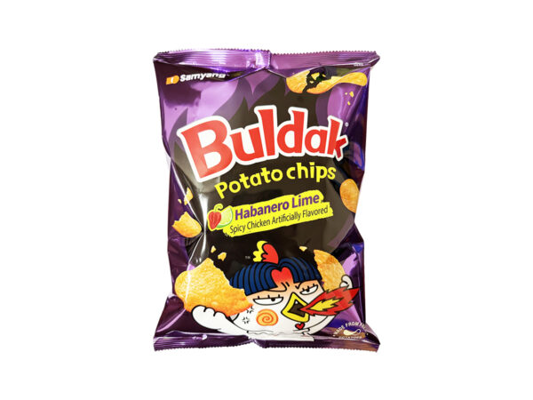 SY BULDAK POTATO CHIPS (HABANERO LIME)
