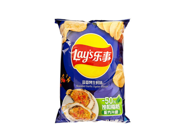 LAY'S POTATO CHIPS (GARLIC ROASTED OYSTER) 22x70g