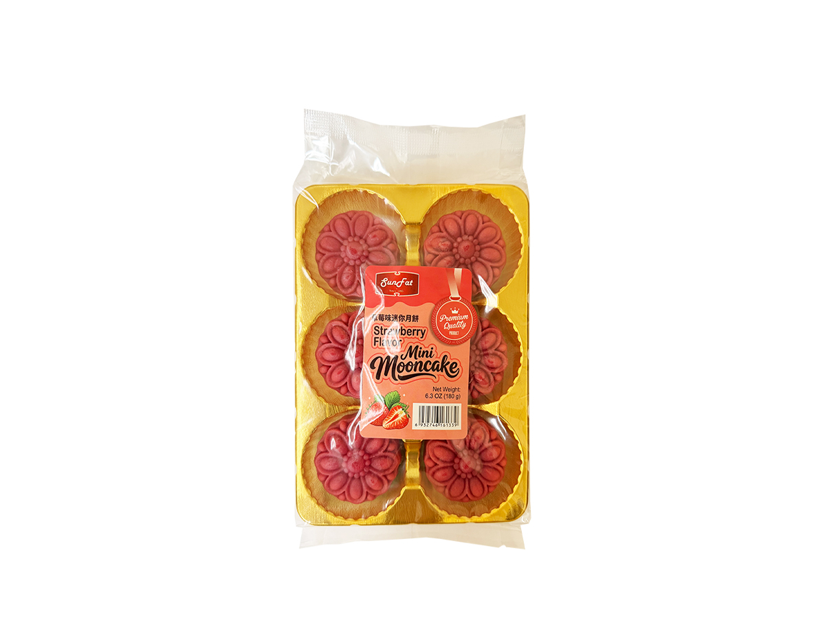 72350 - SF STRAWBERRY MINI MOONCAKE 36x6