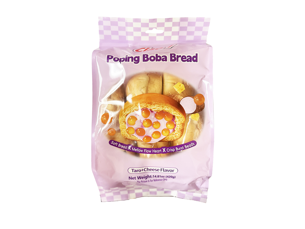 73722 - CIAO POPING BOBA BREAD (TARO) 10x14