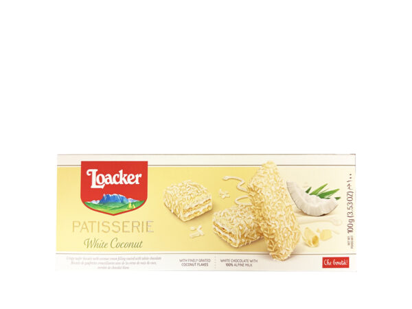 LOACKER PREMIUM WAFER WHITE COCONUT