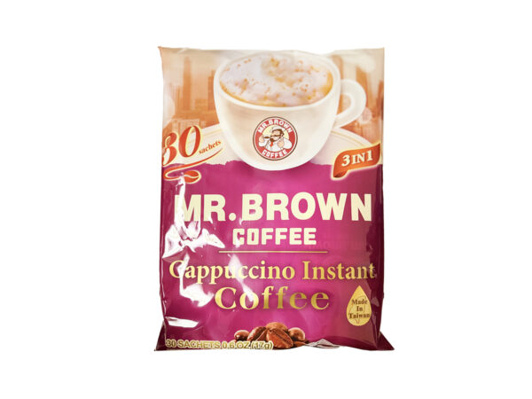 MR BROWN 3 IN 1 CAPPUCCINO COFFEE