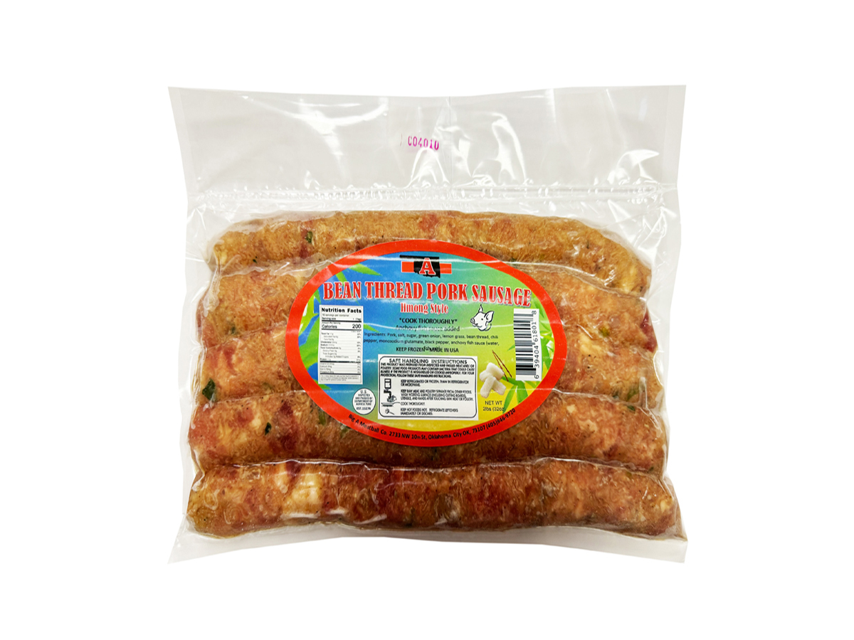 85833 - FZ BIG A (BEAN THREAD) HMONG PORK SAUSAGE 10x2lbs (639404618018)