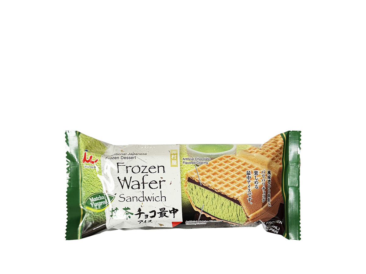 86373 - IMURAYA MATCHA ICE CREAM WAFER SANDWICH 18x15