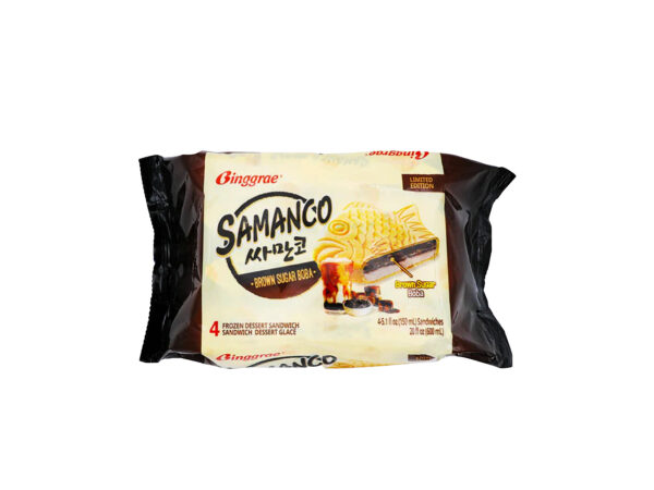 Binggrae Samanco Brown Sugar Boba Sandwiches