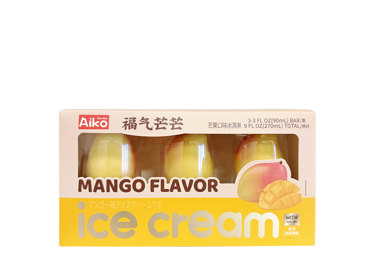 86389 - FZ AIKO MANGO FLAVORED ICE CREAM 8x3x75g (6974320513080)