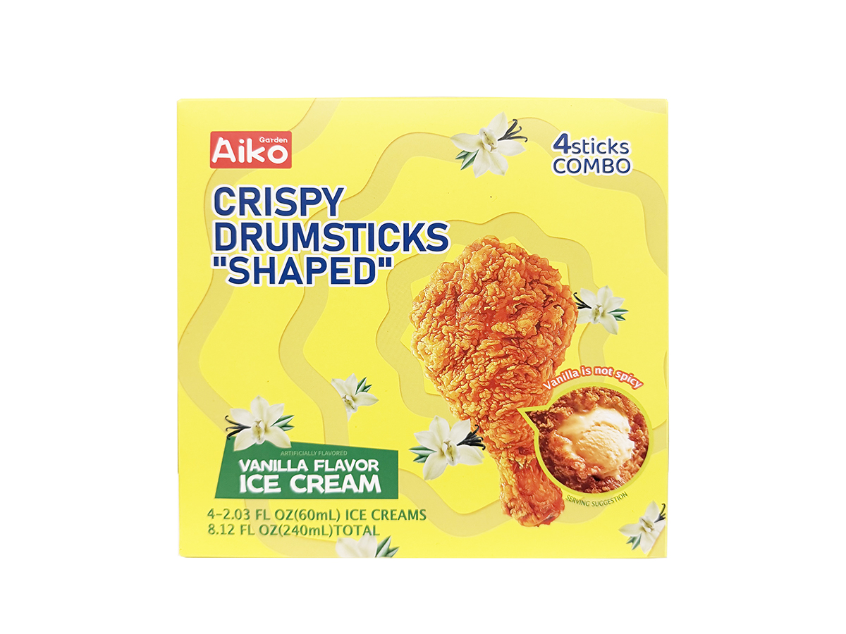 86399 - FZ AIKO CRISPY DRUMSTICK ICE CREAM 4boxx4pcsx8