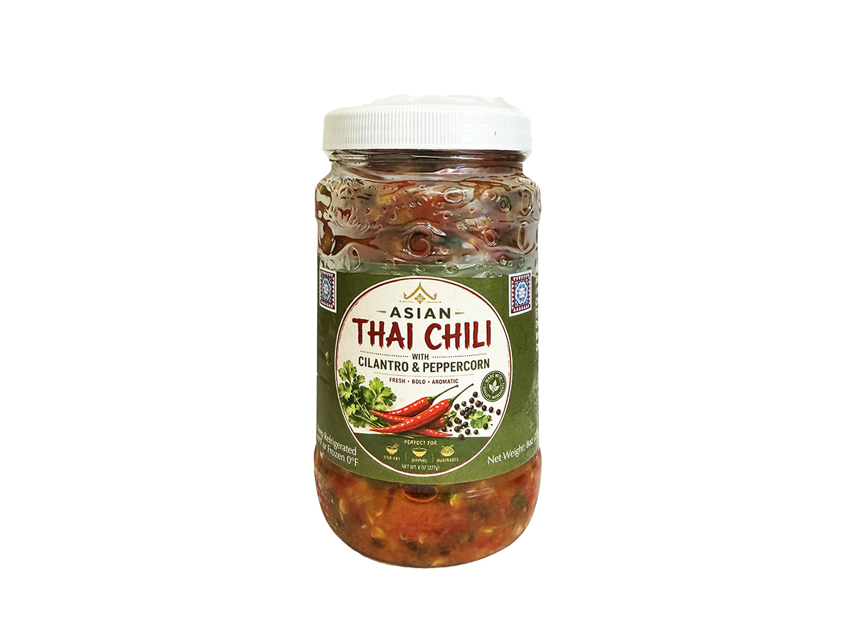87008 - FZ ASIAN THAI CHILI SAUCE (CILANTRO & PEPPERCORN) 12x8oz (98508839)