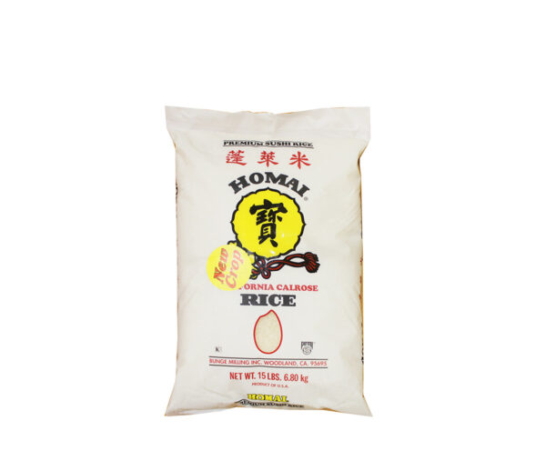 Homai Calrose Rice 15Lbs