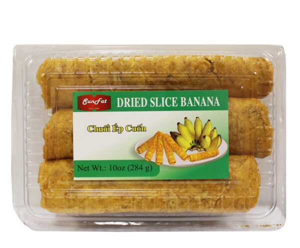 Sf Dried Slice Banana (Chuoi Ep Cuon)