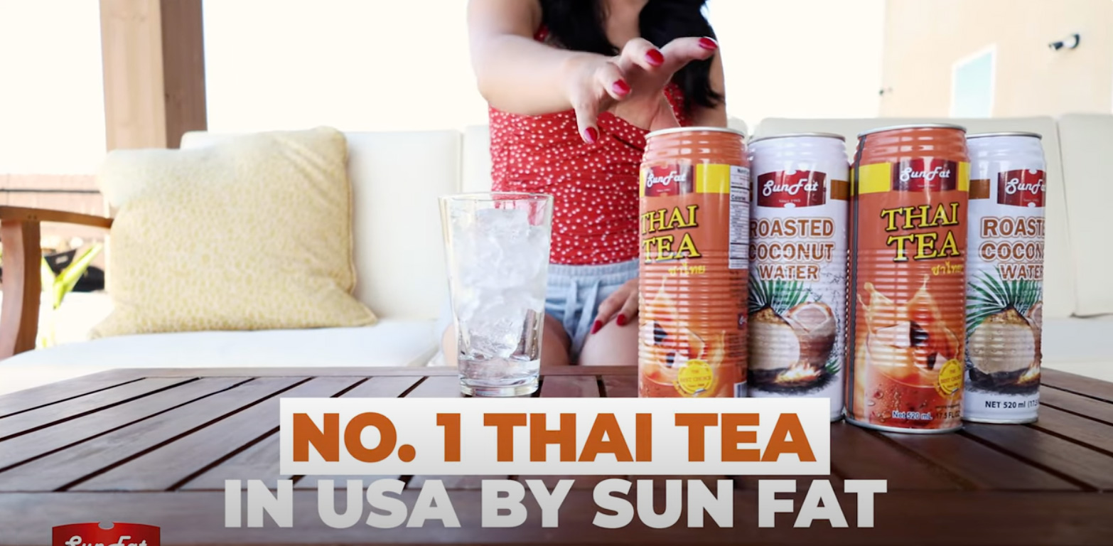 Sun Fat Premium Thai Tea - Model Sara